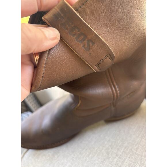 Red Wing 1155 Pecos Leather Work Boots Heritage Nailseat Soft Toe Sz 10 Western - Picture 8 of 15